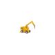42876 Busch 1:87 gelber Mobilbagger mit Haken des ACZ...
