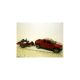 1644 SIKU 1:50 Dodge Ram Pick-Up mit Cart rot ohne...