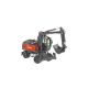 837 NZG 1:50 ATLAS 140W Mobilbagger Schaufelbagger Bagger