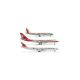 516785 Herpa 1:500 SriLankan Heritage Set Air Ceylon DC-8...