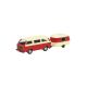 25722 SCHUCO1:87 VW T3 Bus mit Wohnanh&auml;nger