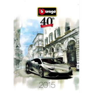 Bburago Katalog 1:24 Prospekt 2015 anniversary 40th Ferrari 1:18
