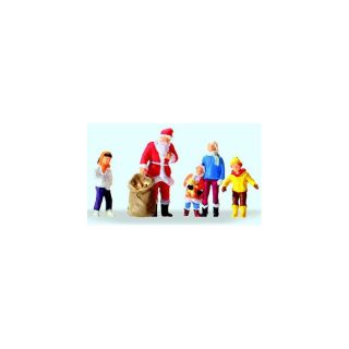 29098 Preiser 1:87 Weihnachtsmann mit Kindern Frohe Weihnachten Merry Christmas