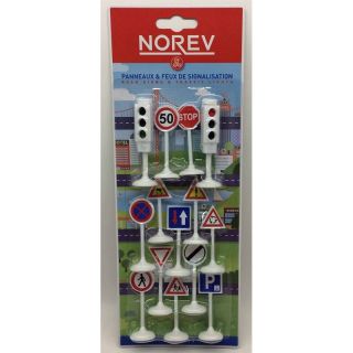 318990 Norev Verkehrsschilder Straßenschilder