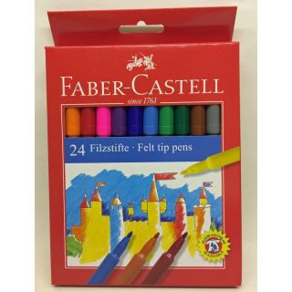 554224 Faber Castell Filzstifte Stifte 24 Stück Fasermaler