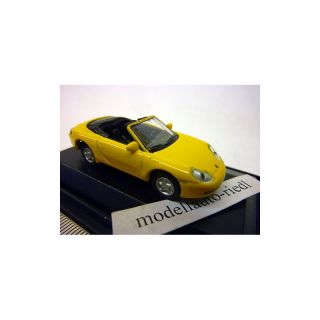 25319 SCHUCO 1:87 Porsche 911 Cabrio gelb