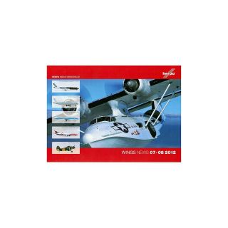 Herpa  Katalog 2012 Wings News 07-08 1:200 Flugzeugmodelle 1:500