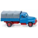 034501 Wiking 1:87 Hanomag Diesel L28 Pritschen Lkw Blau