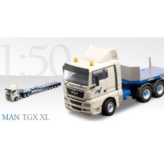 70140/0 Conrad 1:50 MAN TGX Goldhoffer Telesattelauflieger Voss