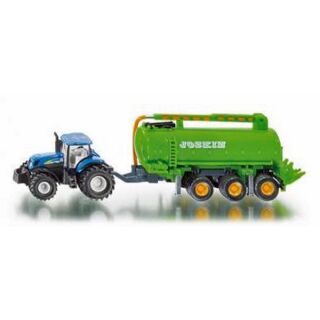 1860 Siku 1:87 NEW Holland T7070 Joskin Fasswagen Traktor