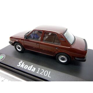 143ABS-702BJ ABREX 1:43 Skoda 120L apollo red (K)