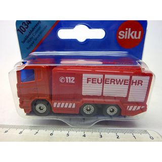 1034 SIKU Scania Feuerwehr Tanklöschfahrzeug