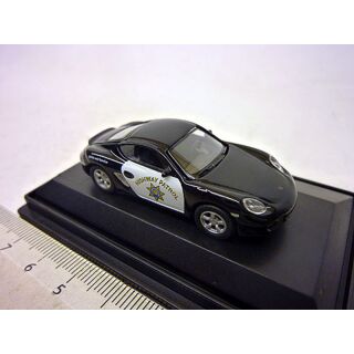 25390 Schuco 1:87 Porsche Cayman S Highway Patrol
