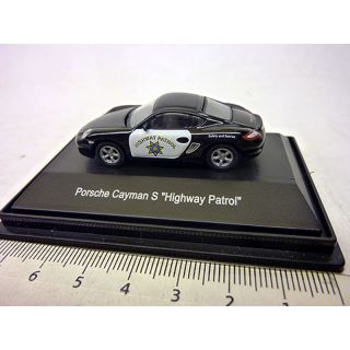 25390 Schuco 1:87 Porsche Cayman S Highway Patrol