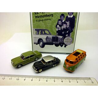06915 BUB 1:87 Exklusiv Set Golden Oldies Audi VW MB