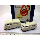 06950 BUB 1:87 Rotkreuz Museum Set Blutspendedienst VW MB