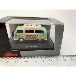 25870 Schuco 1:87 VW T2a Camper mit geschlossenem Dach Peace