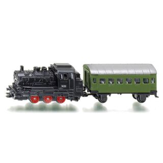 1657 Siku 1:120 Dampflok mit Personenwagen TT Lok Eisenbahn