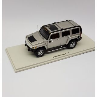 101270 LUXURY 1:43 Hummer H3 Boulder grau met.