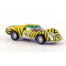 08054 BUB 1:87 Porsche Carrera 6  No.42 gelb / schwarz...