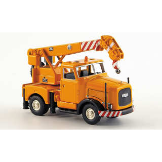 07075 BUB 1:87 Kaelble K650 kommunal-orange mit Miag Kran
