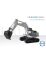 2917/02 Conrad 1:50 VINCI Liebherr R984 C Litronic-Hydraulikbagger mit Tieflöffel und Steinschlagschutz