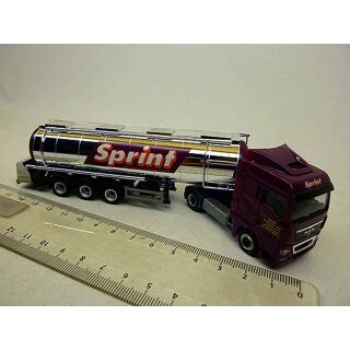 158640 Herpa 1:87 MAN Lebensmittelchromtank Sattelzug Sprint