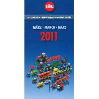 Siku Prospekt Neuheiten März 2011 Siku Super Siku Farmer