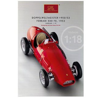 CMC Prospekt 1:18 Ferrari 500 F2 1953
