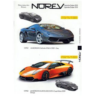 Norev 1:18 Katalog Sep. Okt. 2010 1:43 Modelle