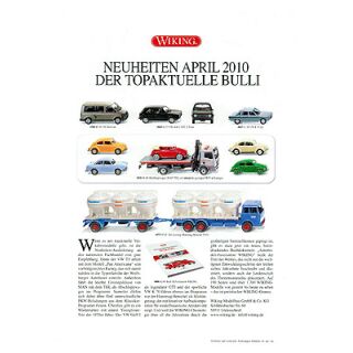 Wiking Prospekt Neuheiten April 2010  1:87 Modelle