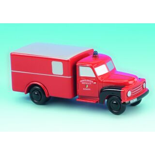 01703 Schuco Piccolo 1:90 Hanomag L28 Feuerwehr FW Augsburg Werksfeuerwehr