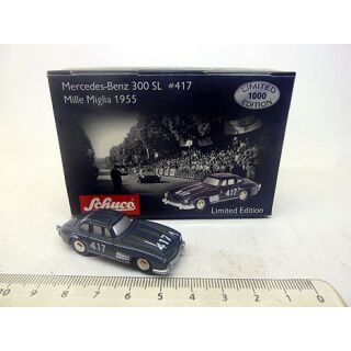 01394 Schuco Piccolo 1:90 Mercedes Benz 300 SL #417 Mille Miglia 1955