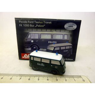 05992 Schuco Piccolo 1:90 Ford Taunus Transit FK 1000 Bus Polizei
