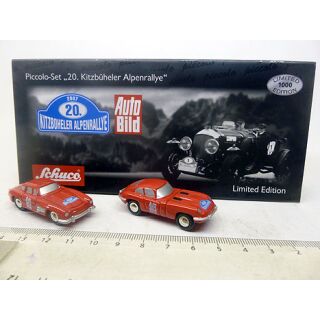 05823 Schuco Piccolo Set 1:90 MB 300SL Jaguar XK 20. Kitzbüheler Alpenrallye Auto Bild