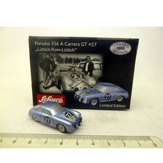 01674 Schuco Piccolo 1:90 Porsche 356 A Carrera GT #27 Lüttich Rom Lüttich