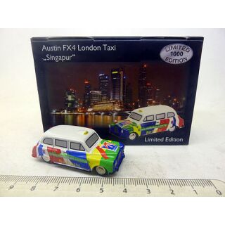 05847 Schuco Piccolo 1:90 Austin FX4 London Taxi Singapur