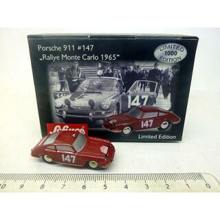 01347 Schuco Piccolo 1:90 Porsche 911 #147 Rallye Monte Carlo 1965
