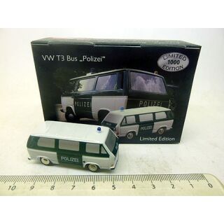 05121 Schuco Piccolo 1:90 VW T3 Bus Polizei