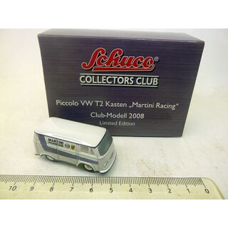 05753 Schuco Piccolo 1:90 VW T2 Kasten Martini Racing Modell 2008