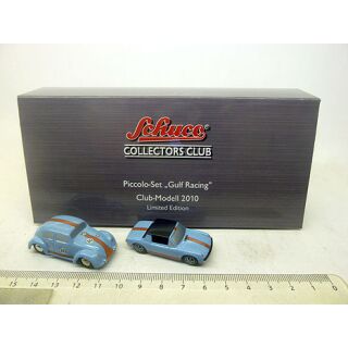 06104 Schuco Piccolo Set 1:90 VW Käfer Porsche 914 Gulf Racing 2010