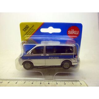 1350 2012 SIKU SUPER 1:55 VW T5 Polizei Mannschaftswagen