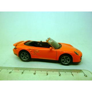 1337 1 Siku 1:50 Porsche 911 Turbo Cabrio orange ohne Verpackung