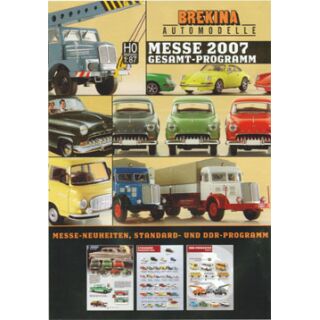 Brekina Gesamtkatalog Messe Neuheiten 2007 Katalog HO 1:87