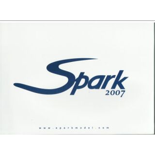 Spark Katalog 2007 Rennwagen Pkw 1:43 A4