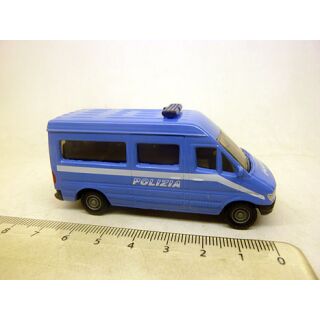 1323 Siku Super 1:64 Mercedes Benz Polizei Mannschaftswagen Italia ohne Verpackung