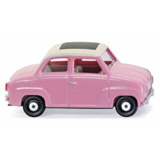 0184 99 Wiking 1:87 Glas Goggomobil Faltdach geschlossen altrosa
