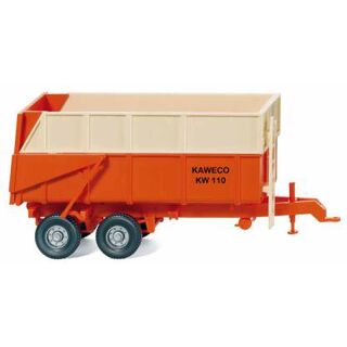 038702 Wiking 1:87 Muldenkipper (Kaweco) rein orange hellelfenbein