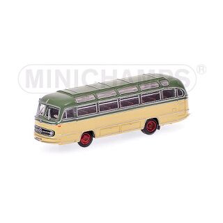 169031080 Minichamps 1:160 MB O321H BUS 1957 GREEN CREAM