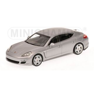 400068250 MINICHAMPS 1:43 PORSCHE PANAMERA S HYBRID 2011 SILVER METALLIC